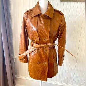 Women’s leather coat